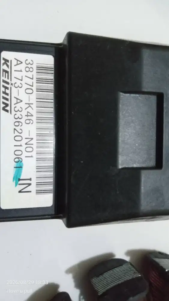 Dijual ecu beat f1 spull dan kiprok kondisi masih hidup dan befungsi