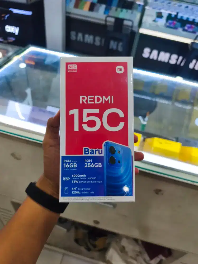 Xiaomi Redmi 15C 8/256 Baru Segel