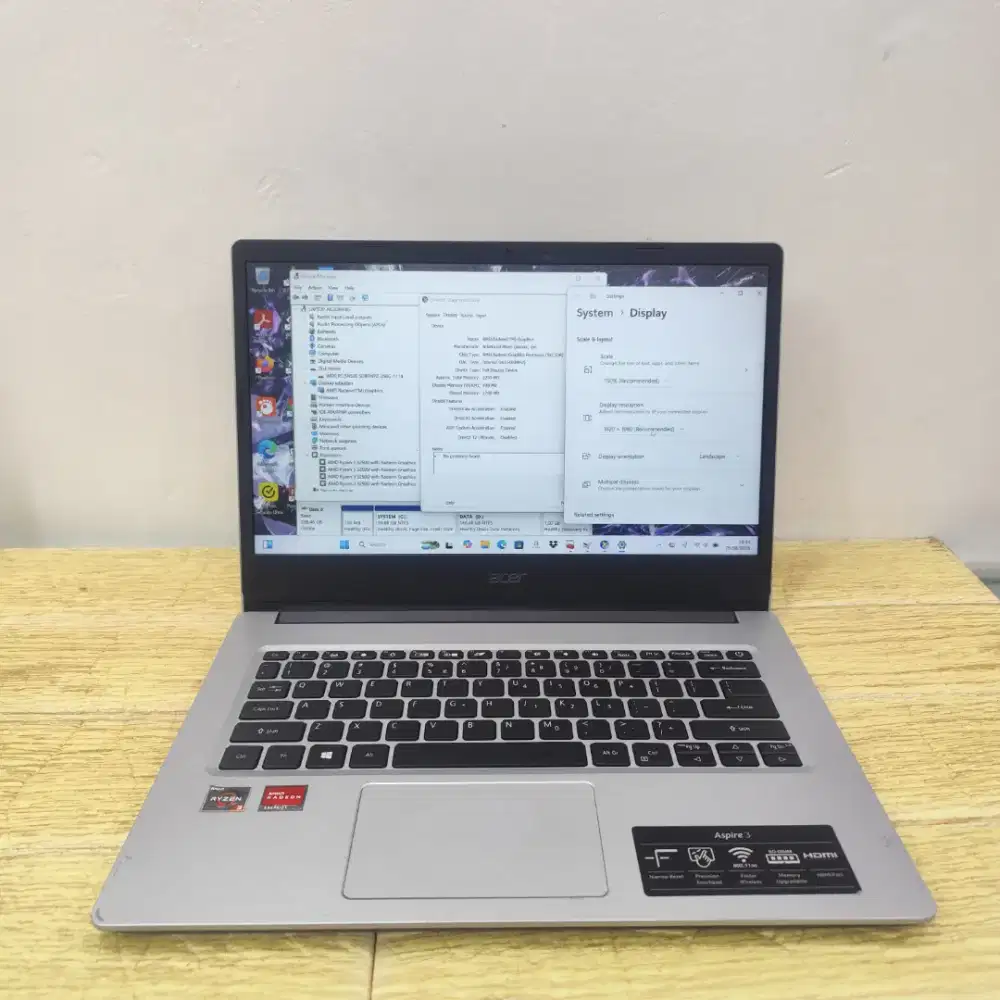 Laptop Acer Aspire 3 A314-22 AMD Ryzen 3 3250U Ram 4GB Ssd 256GB FHD
