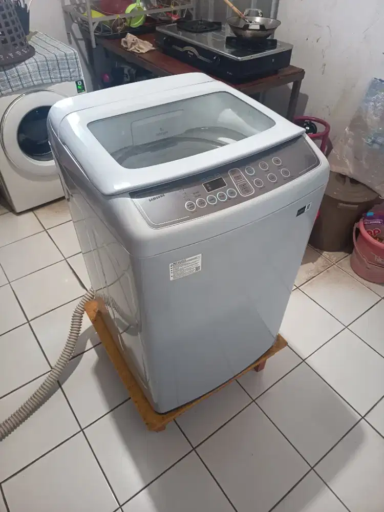 mesin cuci samsung 7.5kg pemakaian 1 bulan mulus