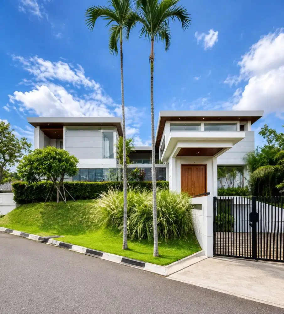 Rumah Mewah Modern Tropical Minimalis+Private Pool Di Pondok Indah