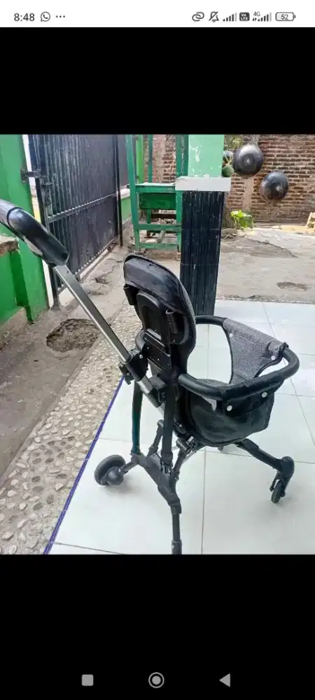Dorong bayi roda 3