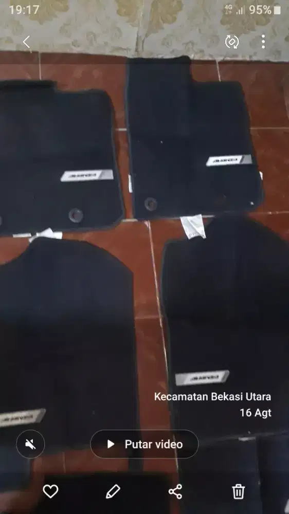 karpet 1 set avanza 2013-2020