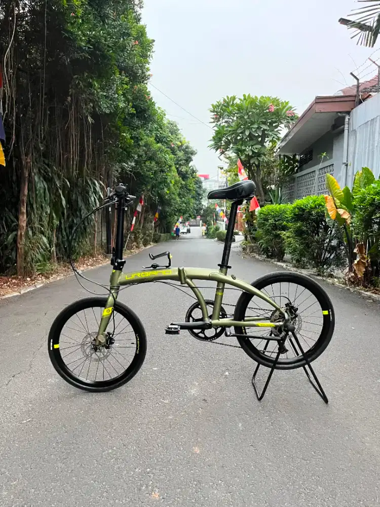 Sepeda Lipat URBANO 5 OLIVE !!!