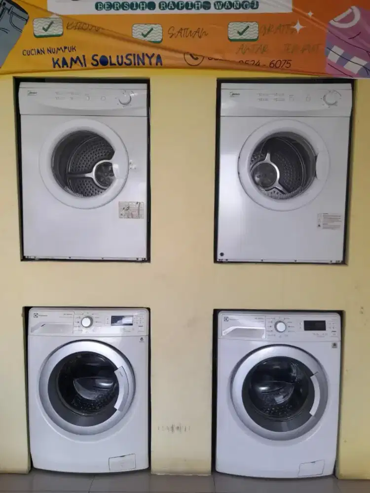 Dijual Peralatan Laundry Kiloan Premium