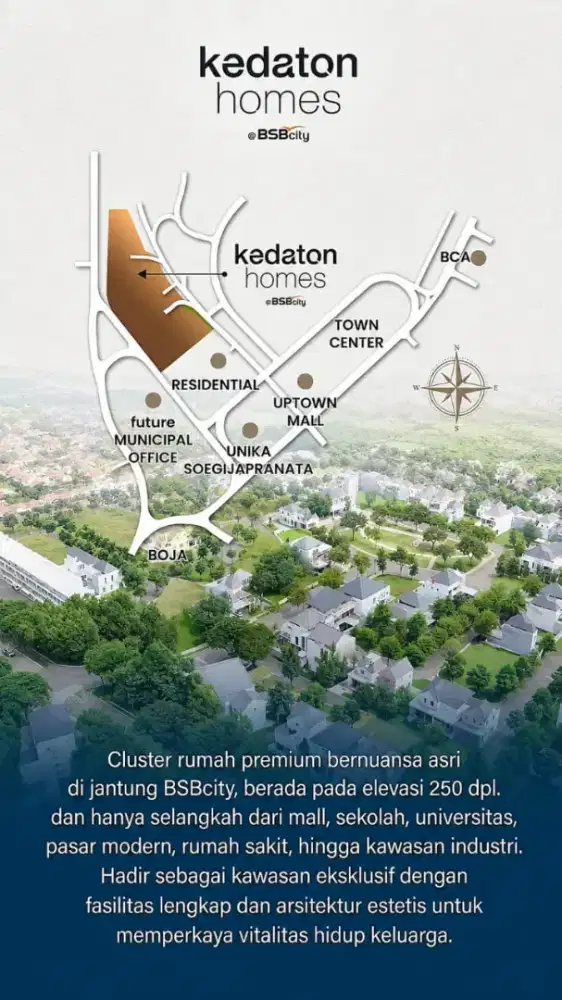 New Cluster Kedaton BSB SEMARANG harga launching new Type