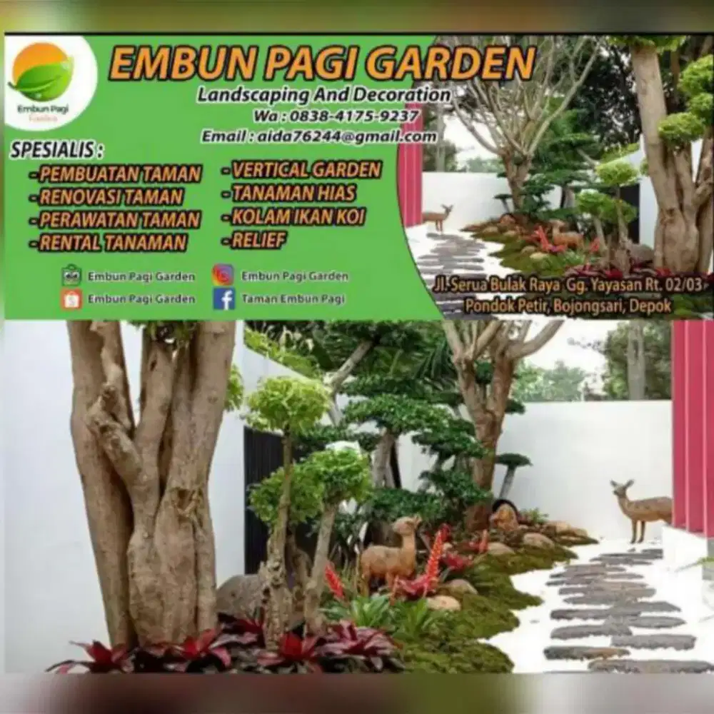Jasa Taman Embun Pagi Garden