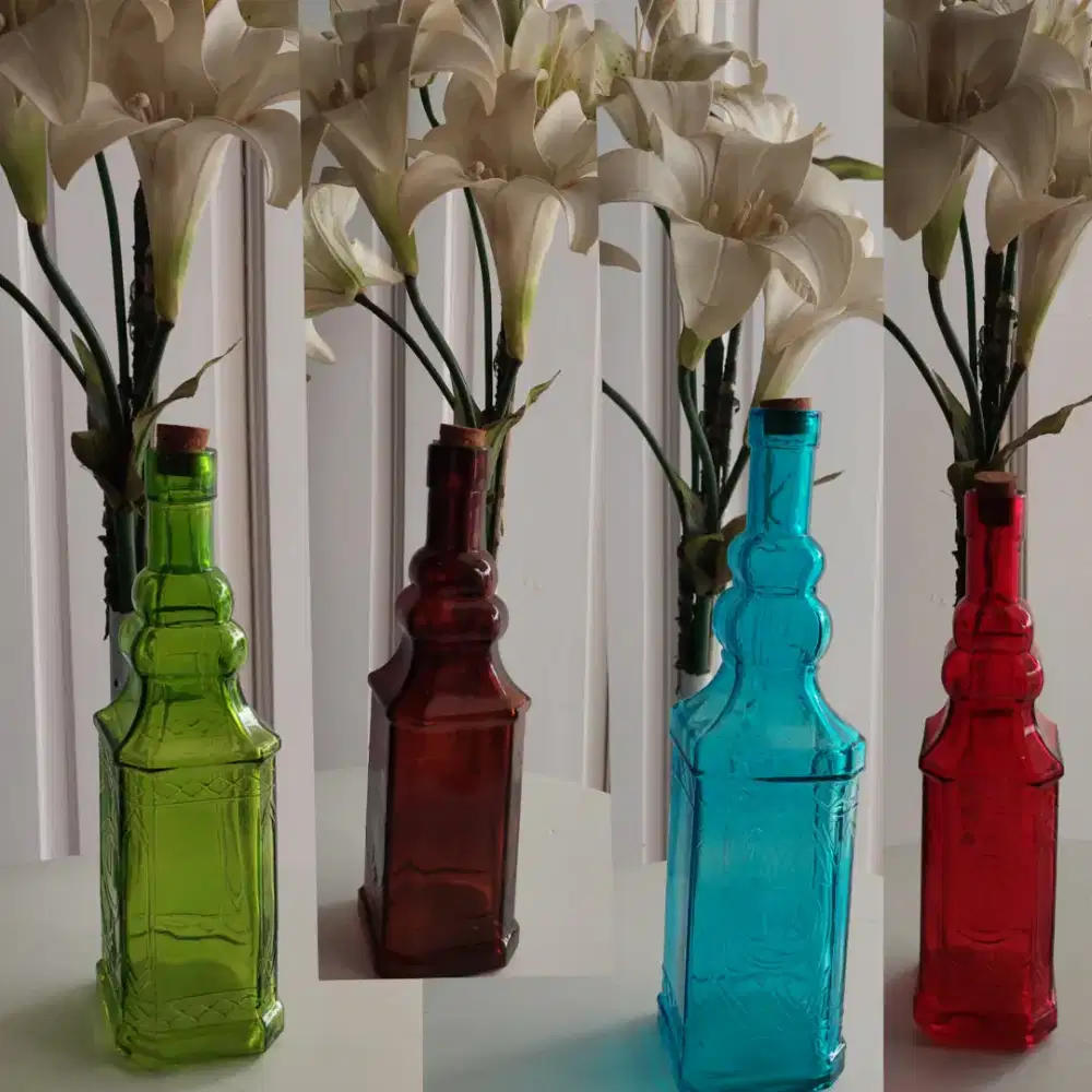 Botol / Vas kaca T:22cm estetik Negotiable Merk Scoop