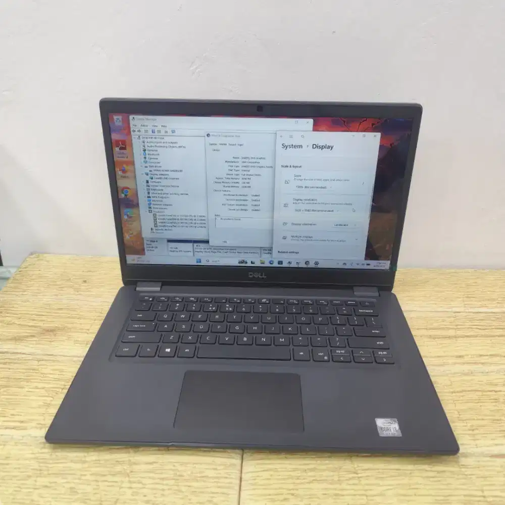 Laptop Second Dell Latitude 3410 Core i3-10110U Ram 4GB Ssd 256GB FHD