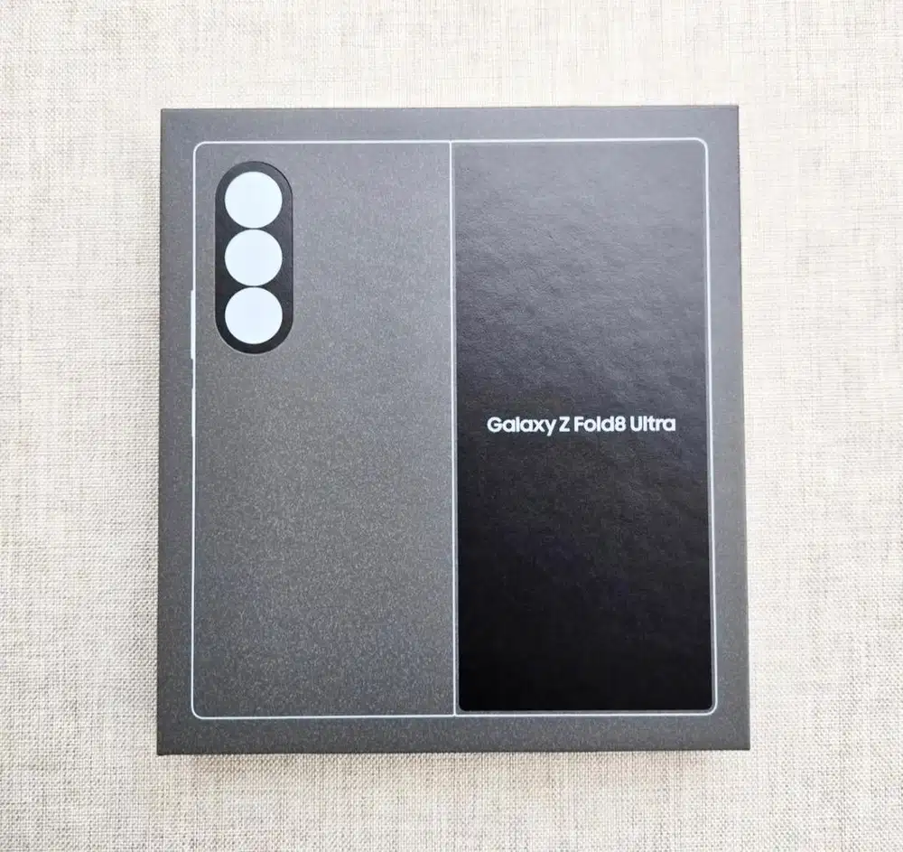 Samsung Z Fold 8 ultra 512 cream (baru)/msi garansi resmi