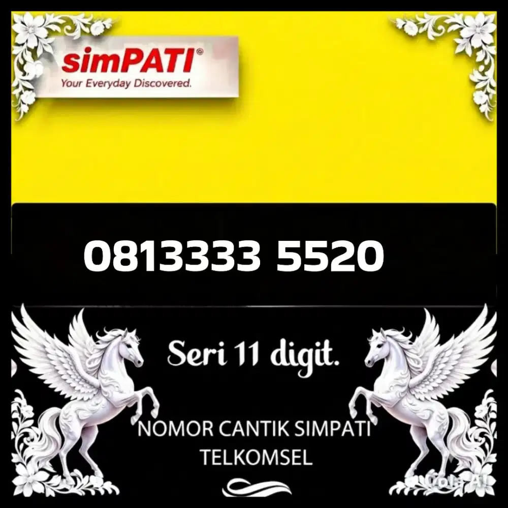 Nomor cantik simpati Telkomsel super