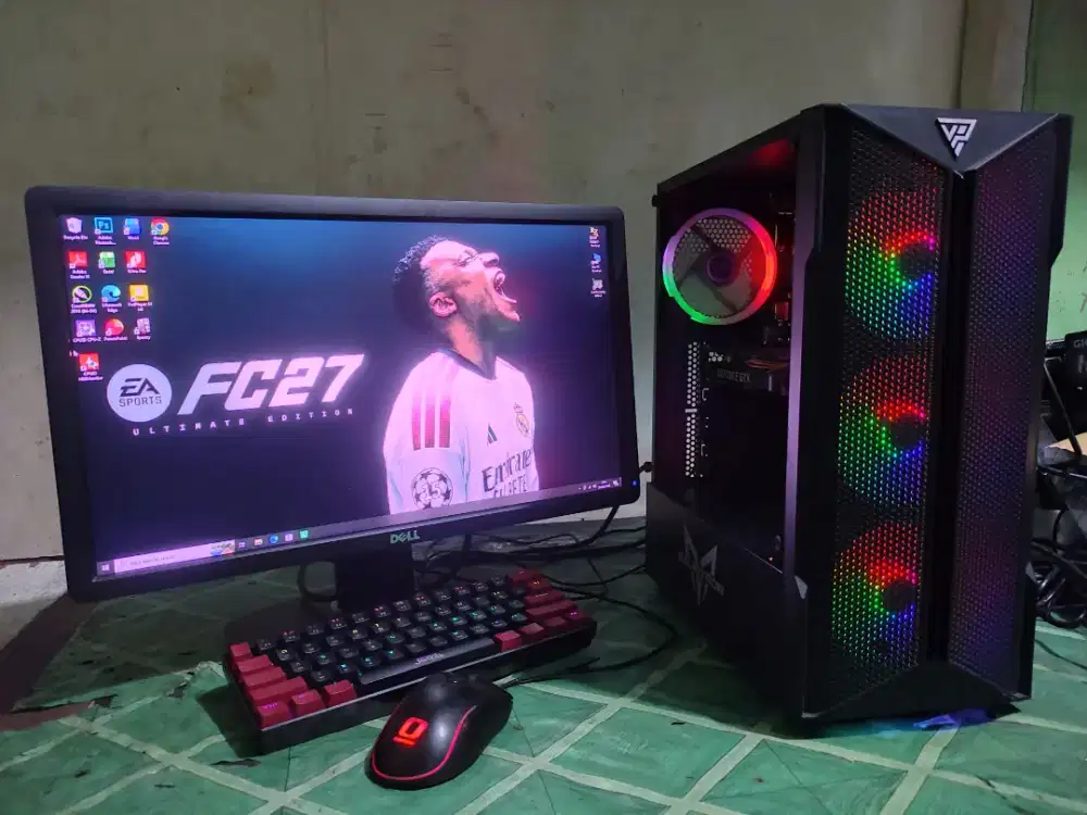PC GAMING i5-7600 GTX 1650 4GB RAM16GB SSD NVMe,Siap pakai, Bergaransi