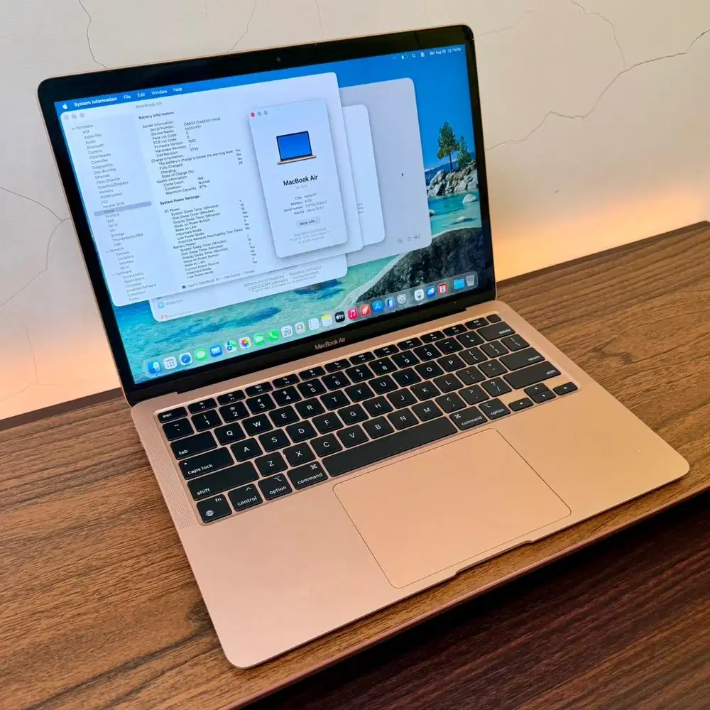 MacBook Air 13 inch M1 256GB Normal original jarang ada