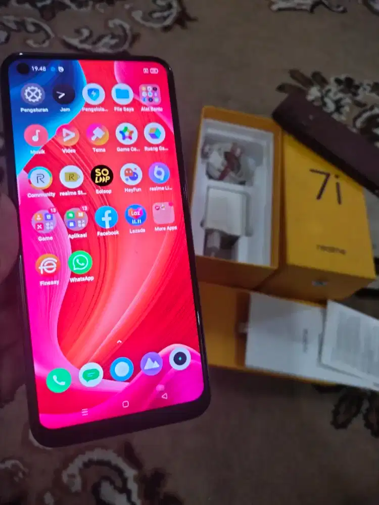 REALMI 7i (8/128) segel fulset mulus no minus PAs