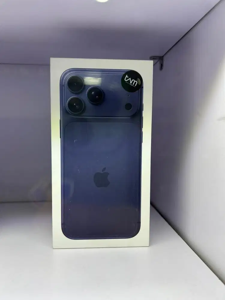 NEW IPHONE 17PROMAX 256GB BLUE GRS NASIONAL