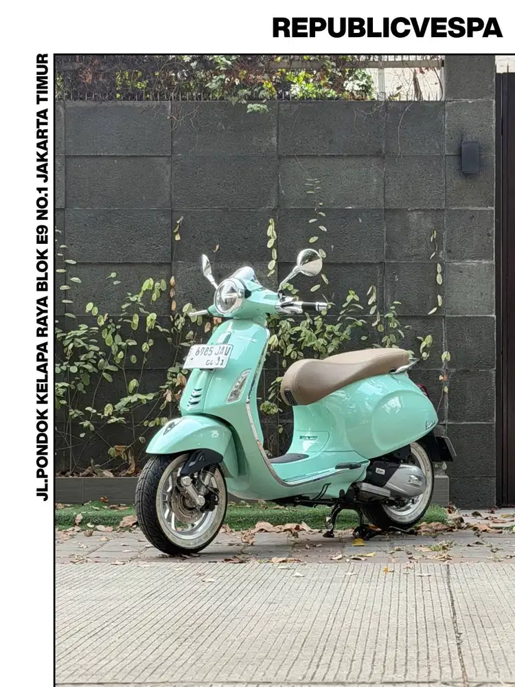 TERMURAH PIAGGIO VESPA PRIMAVERA 150 ABS LED TAHUN 2021GREEN RELAX