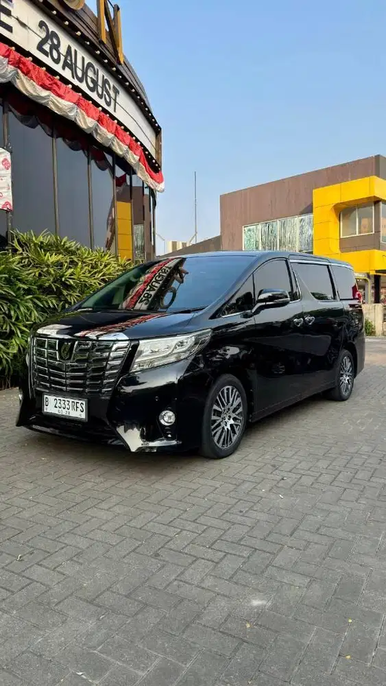 TDP 30 JUTA  || TOYOTA ALPHARD 2.5 G ATPM AT 2017 HITAM PROMO MURAH