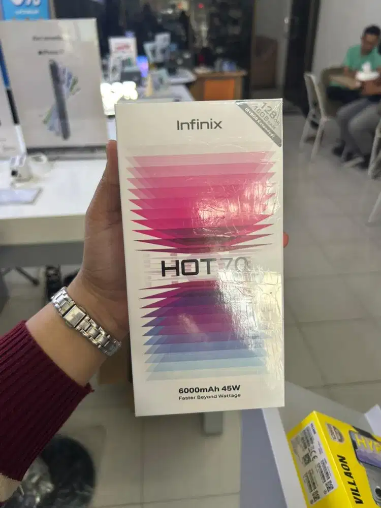 INFINIX HOT 70 8/128GB NIGHT PULSE BARU GARANSI RESMI