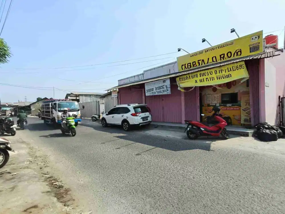 Dijual Cepat 3 Kios dan Rumah di Jl Raya Ujung Harapan Bekasi