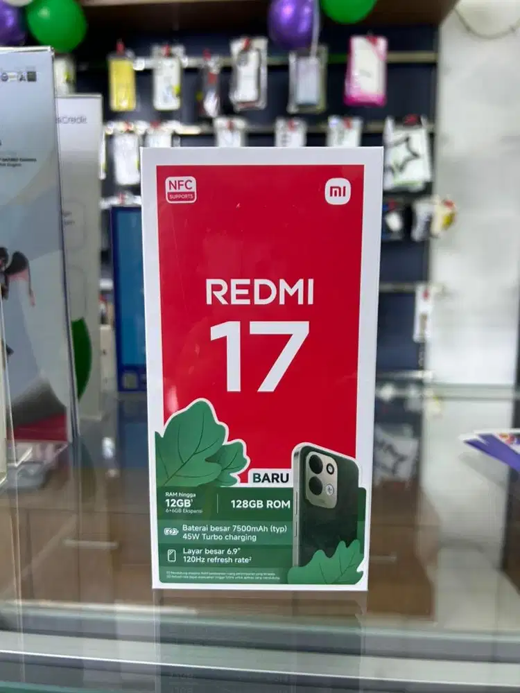 XIAOMI REDMI 17 6/128GB GREEN BARU GARANSI RESMI