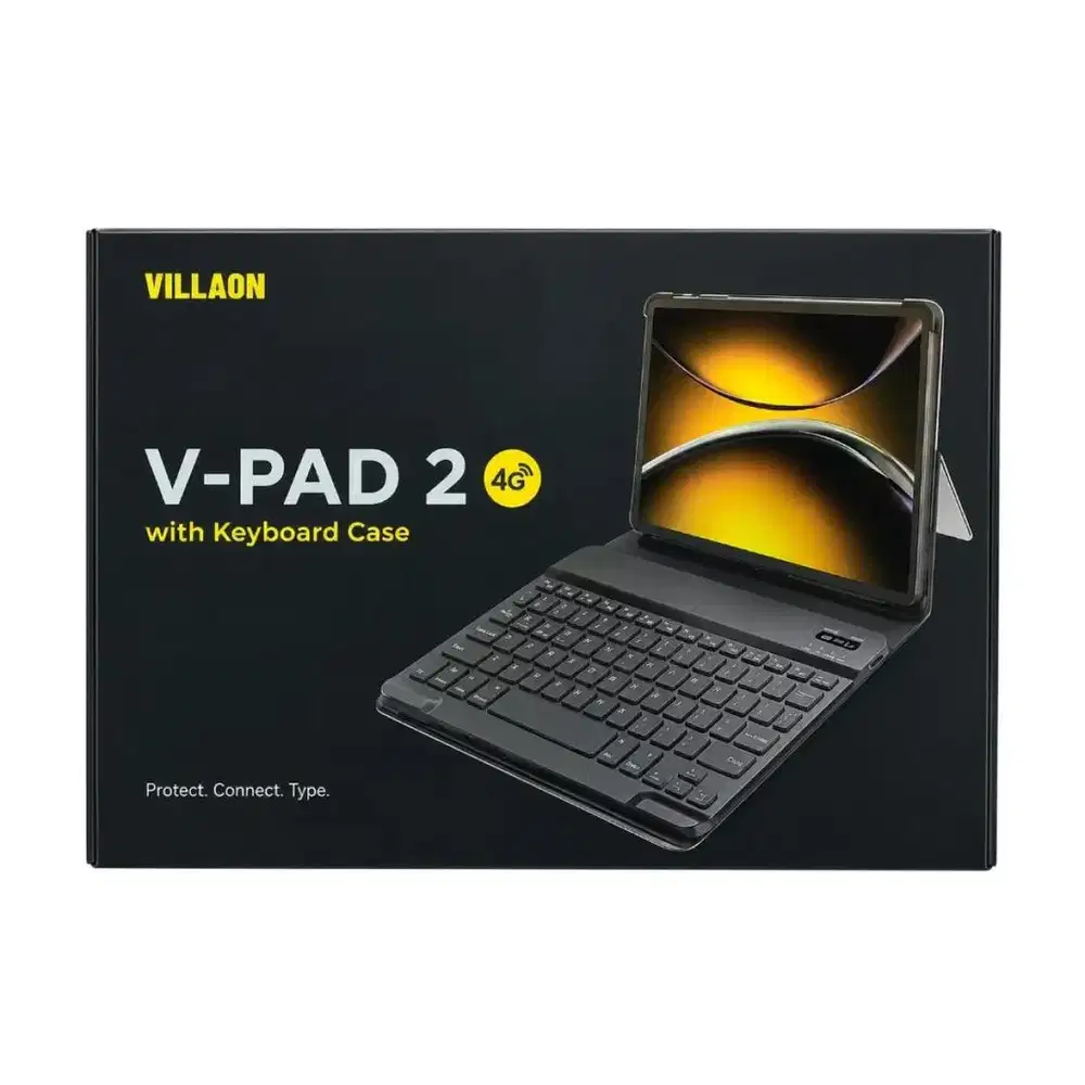 VILLAON VPAD 2 4G 4/128GB GREY +KEYBOARD BARU GARANSI RESMI