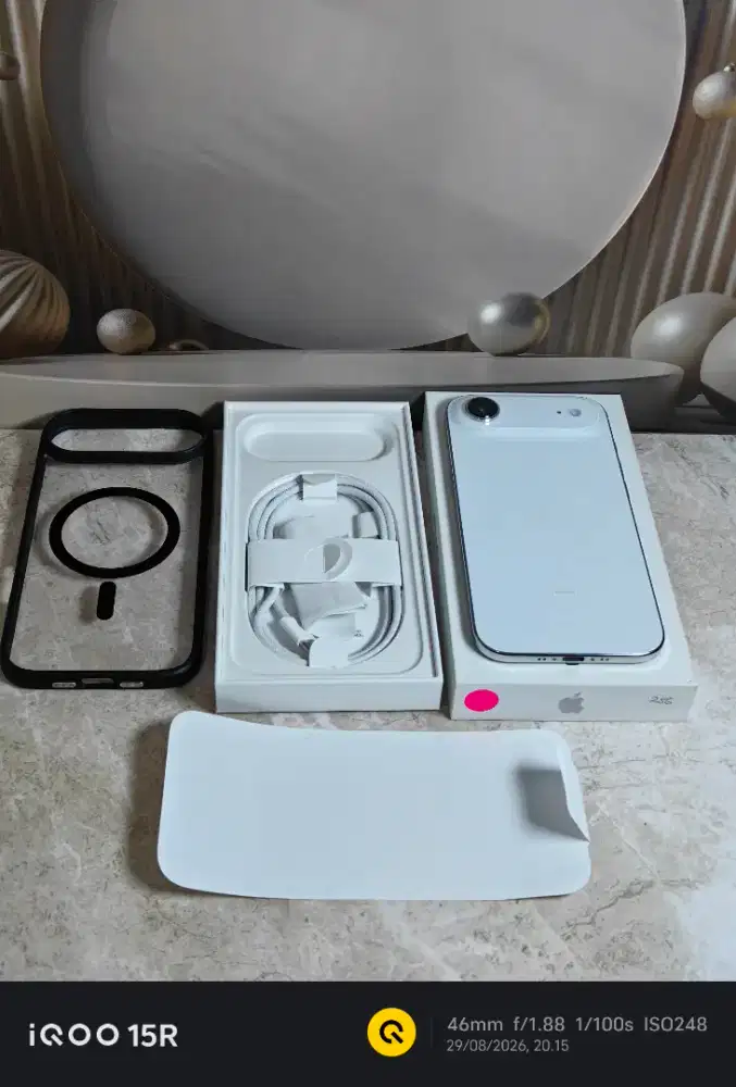 iphone air 256gb putih garansi ibox juli 2027