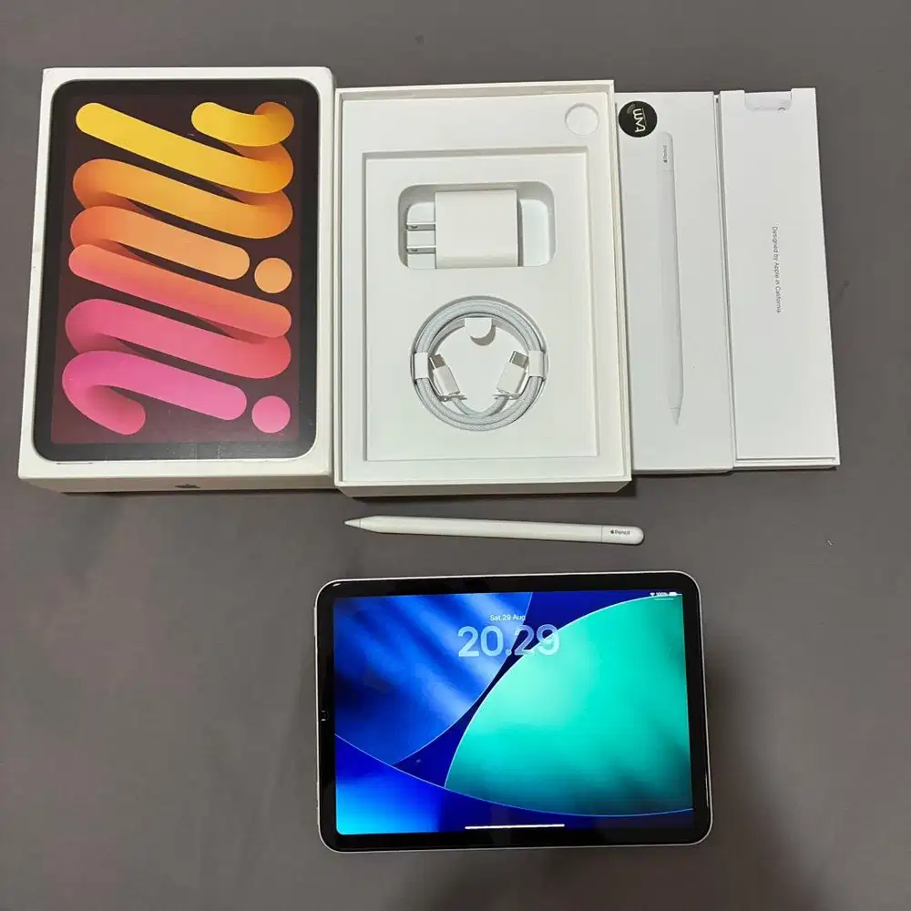 IPAD MINI 7 128GB STARLIGHT FULLSET + APPLE PENCIL