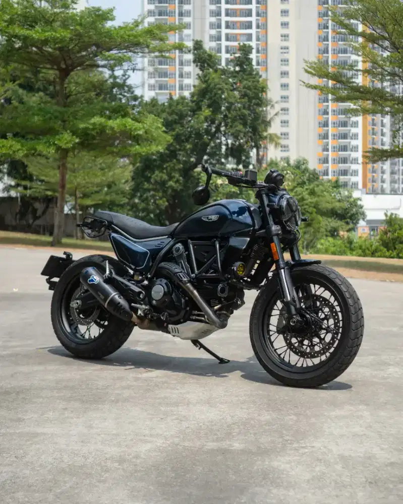 Ducati Scrambler Nighshift 800 Nebula Blue 2024 Mods up 70Jtan