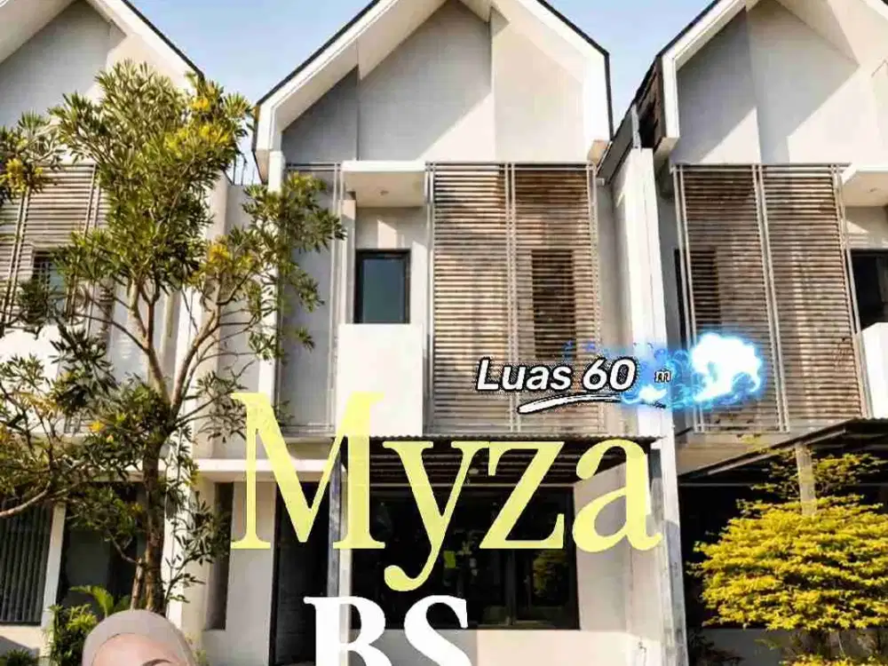 dijual murah rumah di myza bsd siap huni sudah Furnished