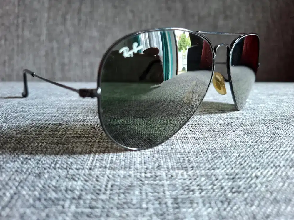 Kacamata sunglasses rayban aviator italy original