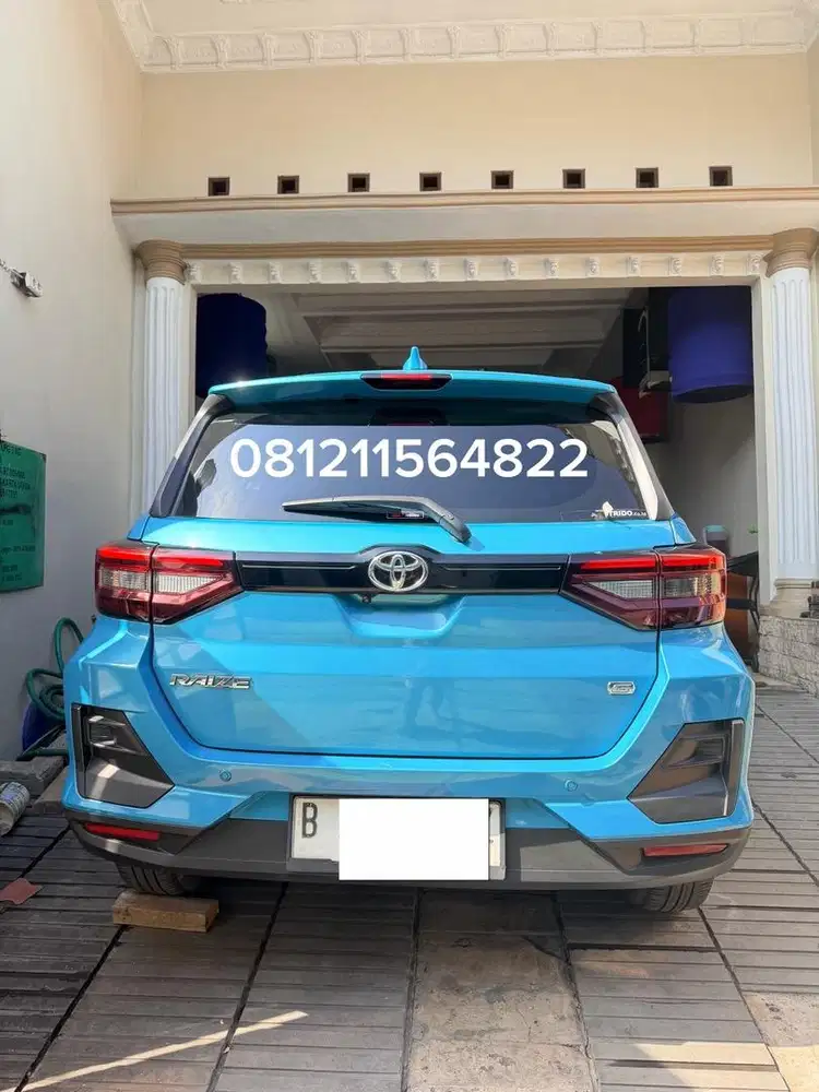 Toyota Raize Biru Metalik 1.0 Turbo G A/T 2022 - Tangan 1 - KM 40rb