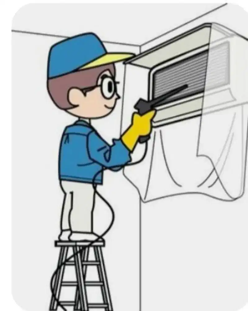 Cuci dan servis ac