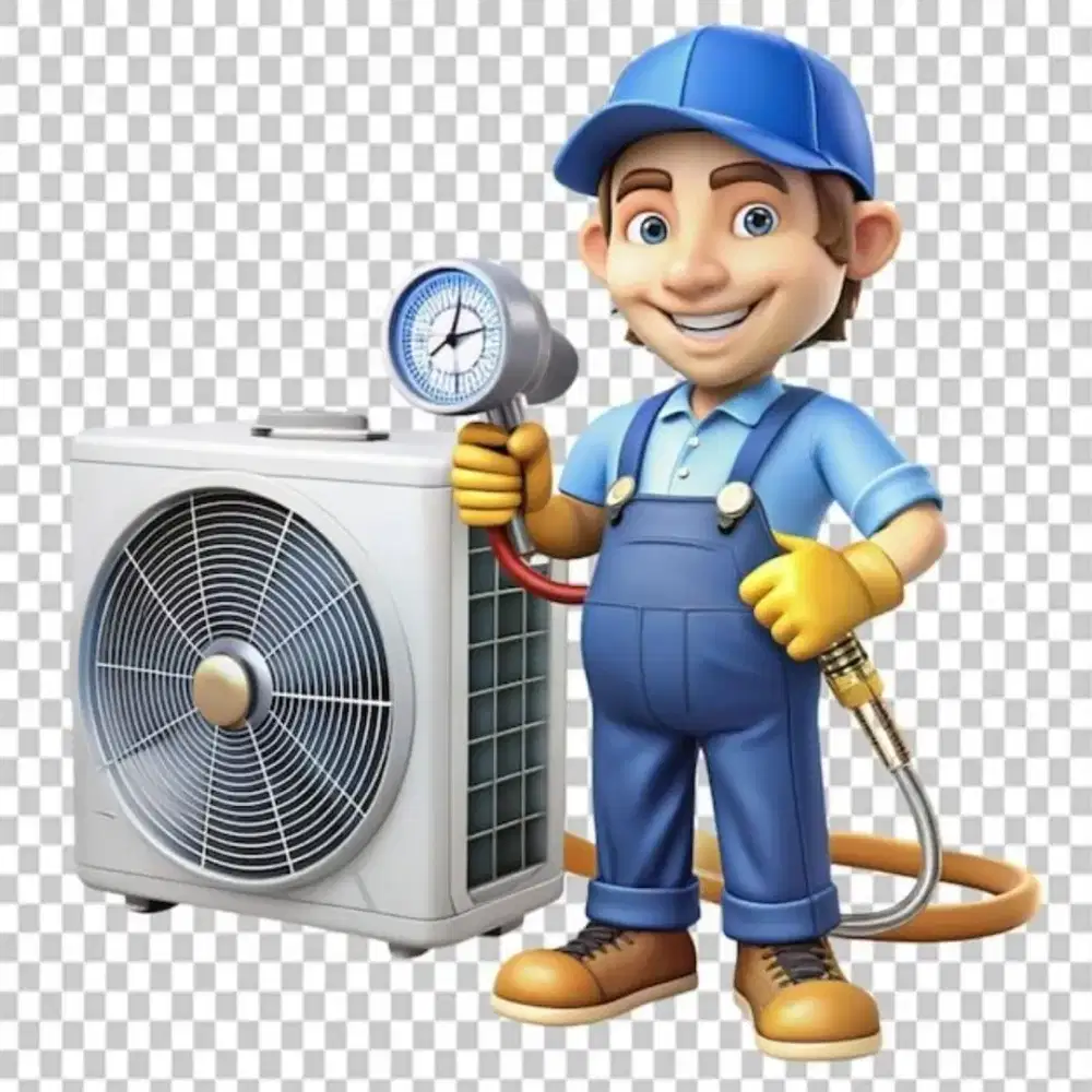 Cuci dan servis ac