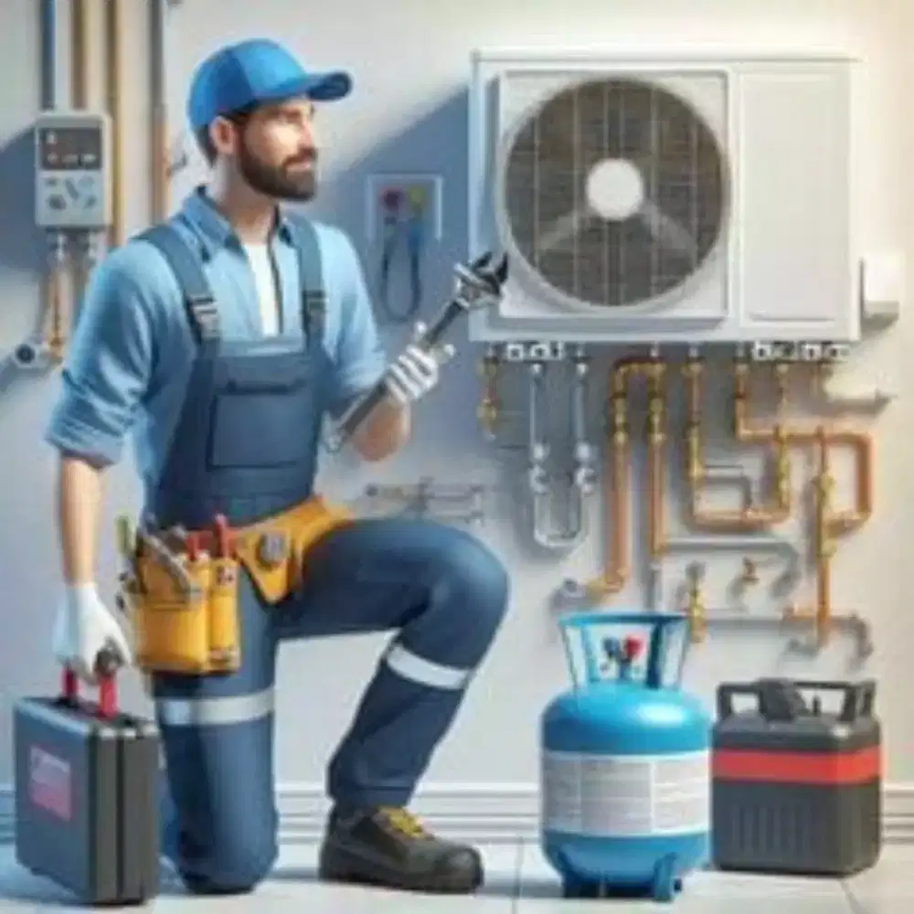 Cuci dan servis ac