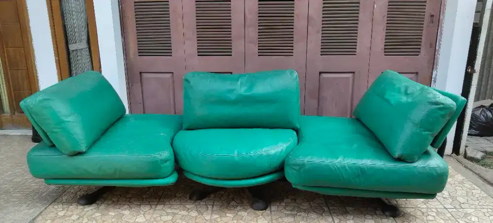 Sofa modular leather
