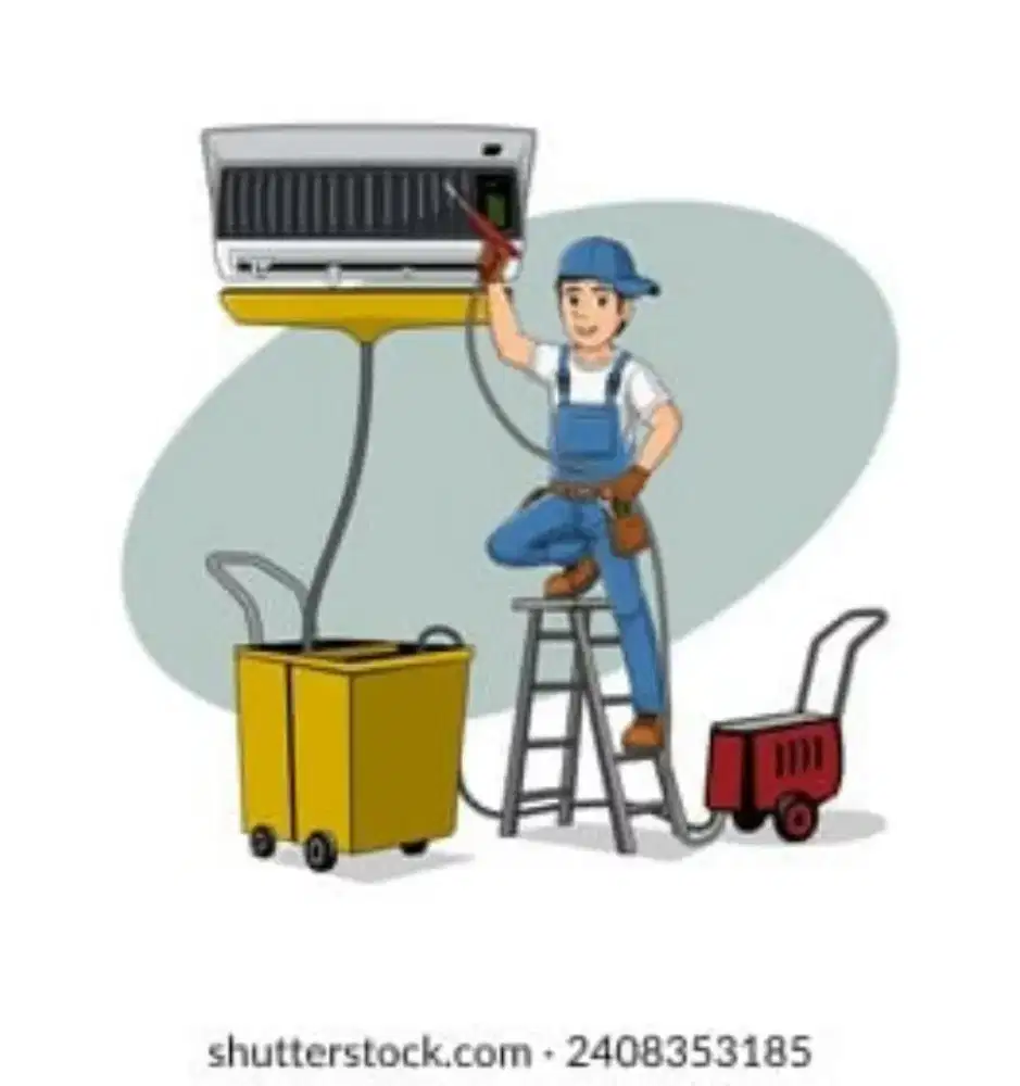 Cuci dan servis ac