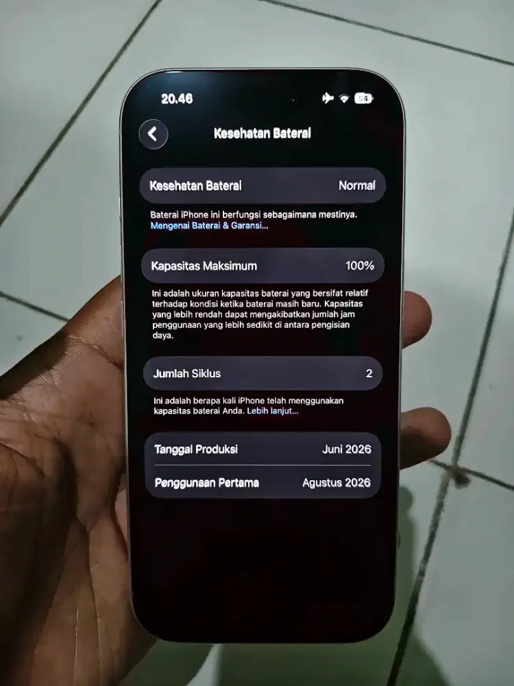 iphone 17 pro 256 silver ibox cc baru 2x