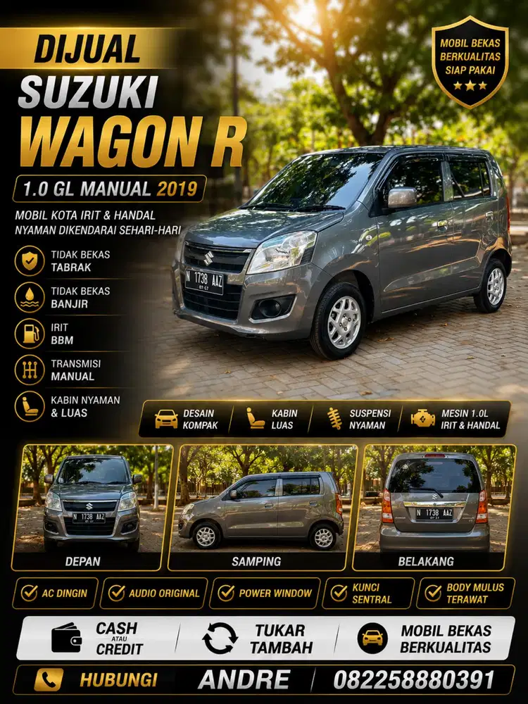 Suzuki Karimun Wagon R 1.0 GL Manual 2019