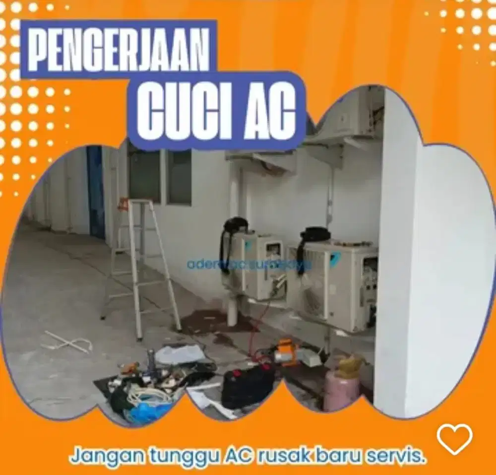 Cuci dan servis ac