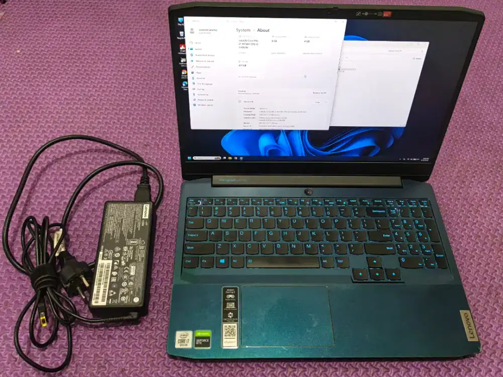 Lenovo Ideapad Gaming 3 i7 GTX1650 8/512