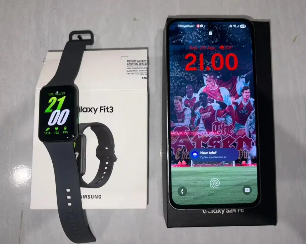 Samsung S24 FE 8/256 + Samsung Galaxy Fit 3 (Bundling)