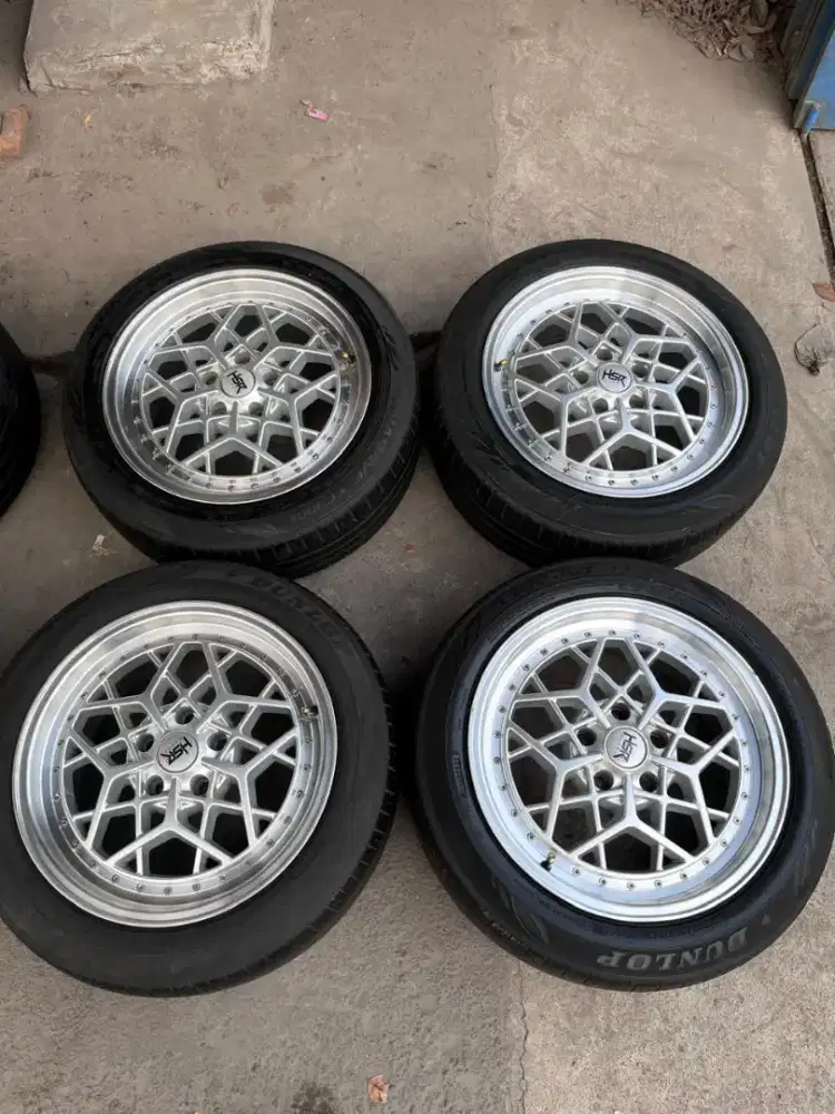 Velg hsr ring 17 pcd 5x114,3 ET 40 ban 205/55 R17