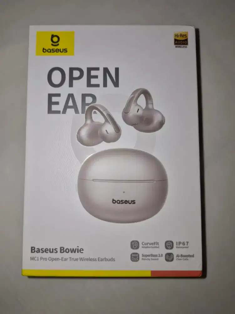 Baseus Bowie MC1 Pro Open Ear TWS - Natural Titanium (Like New)