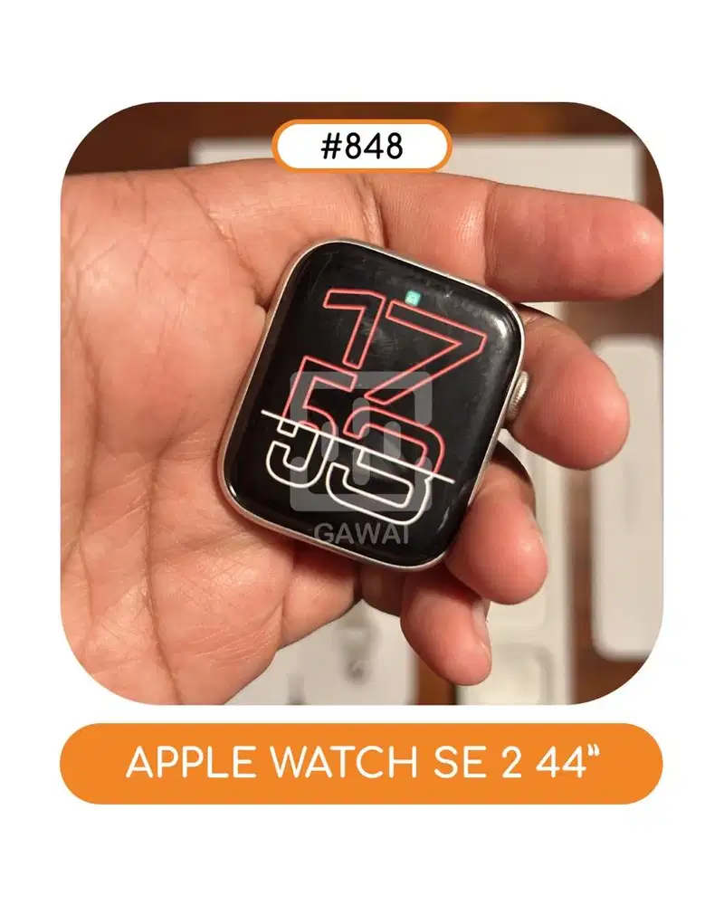 #848 Apple Watch Se Gen 2 Starlight 44 BH 85%