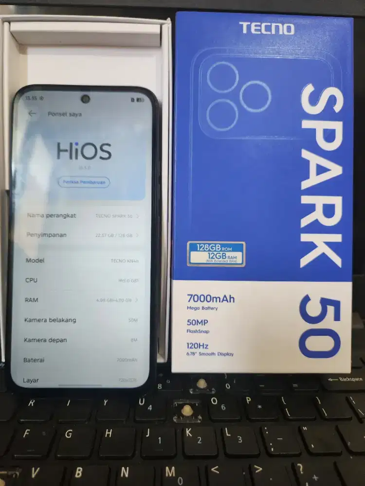 Tecno Spark 50 4+4/128 Fullset