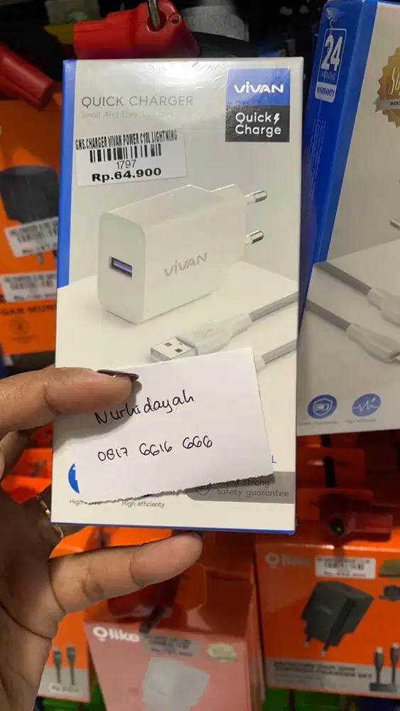 *VIVAN Quick Charger C18L Lightning* ATLANTIS DAHSYAT