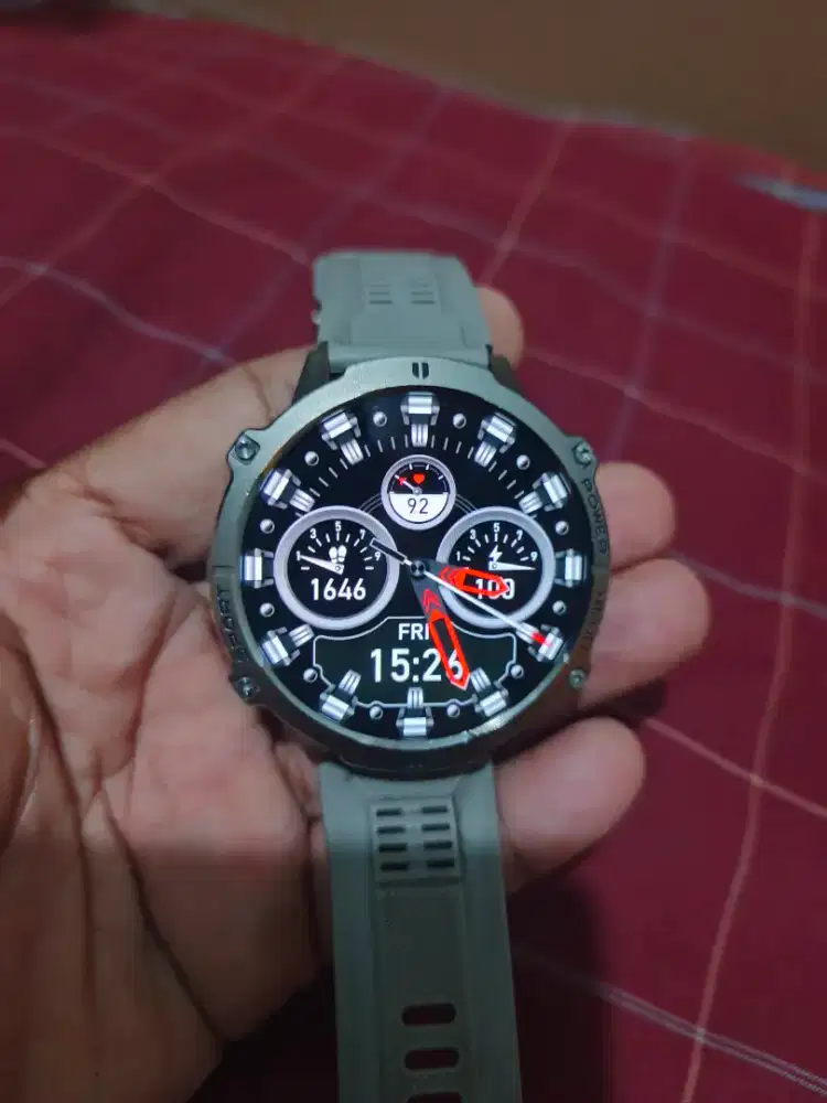 Morein Rock X3 Smartwatch Layar Amoled Normal Lengkap