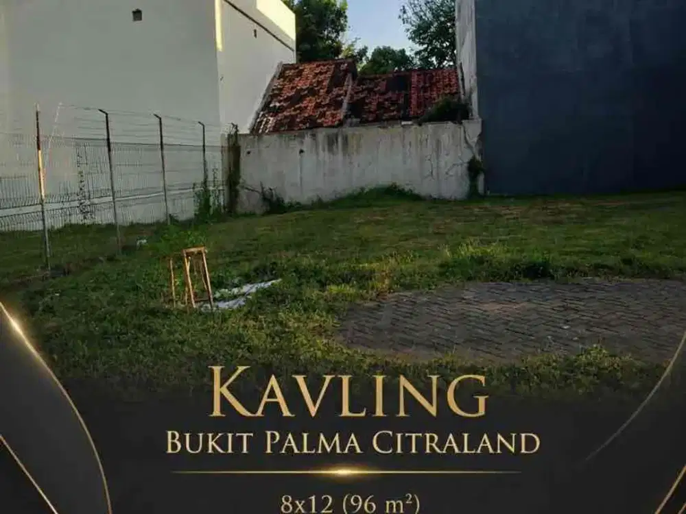 6 juta -an / meter Dijual tanah bukit palma citraland
