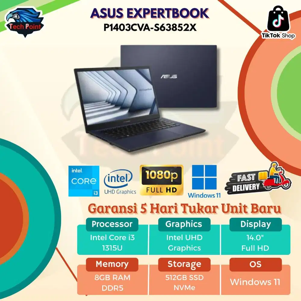 ASUS EXPERTBOOK P1403CVA CORE 3 100 8GB 512GB W11PRO+OHS 14.0FHD 3Y