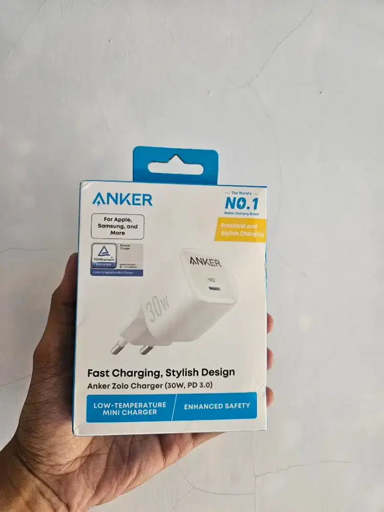 Charger anker 30w baru hanya open dus